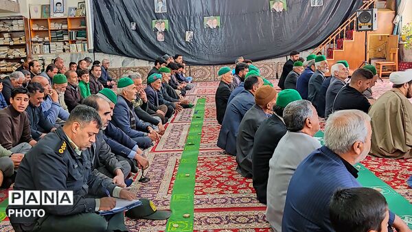 اقامه نماز عبادی سیاسی جمعه در شهر دارالسادات بار نیشابور 