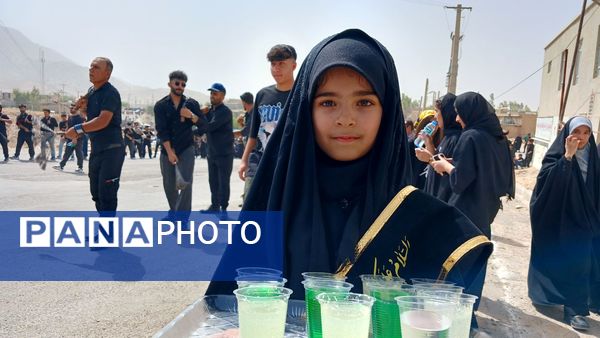 مراسم عاشورای حسینی در گلزار شهدای شهرستان لنده