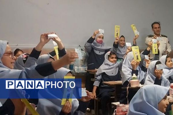 اجرای طرح «همیار پلیس» در دبستان شهید مجید مجیدی ناحیه دو شهرری 