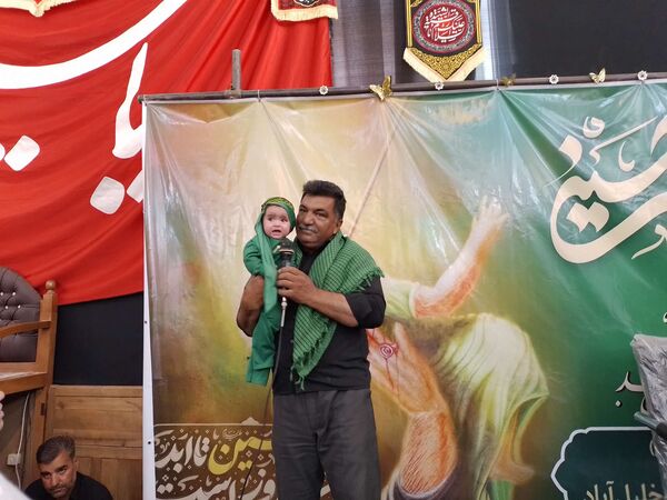 برگزاری مراسم شیرخوارگان حسینی در خلیل آباد