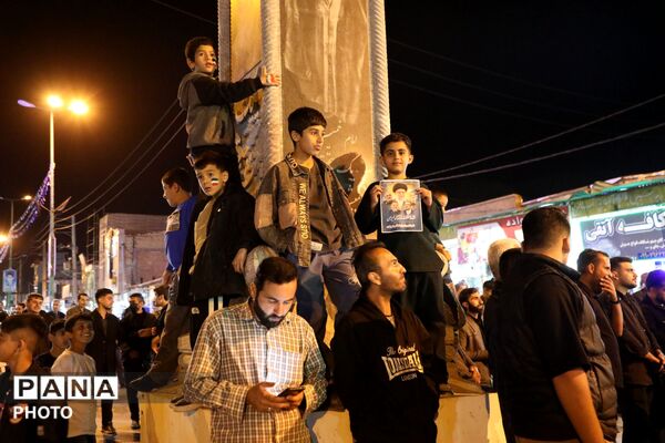  ادای احترام به ارتحال رهبر معظم انقلاب در شهرستان لنده 