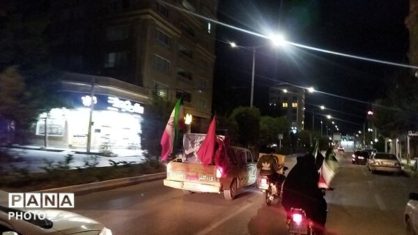 رژه ماشینی در سراسر شهر نیشابور-۱ 