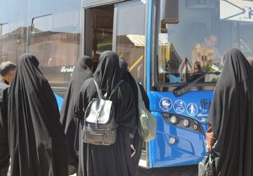 کاروان‌های فاروج، راهی مشهد مقدس