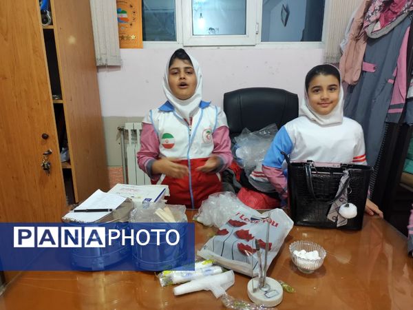 بیست و ششمین مانور زلزله و ایمنی در دبستان شهید تیمور فروغی 