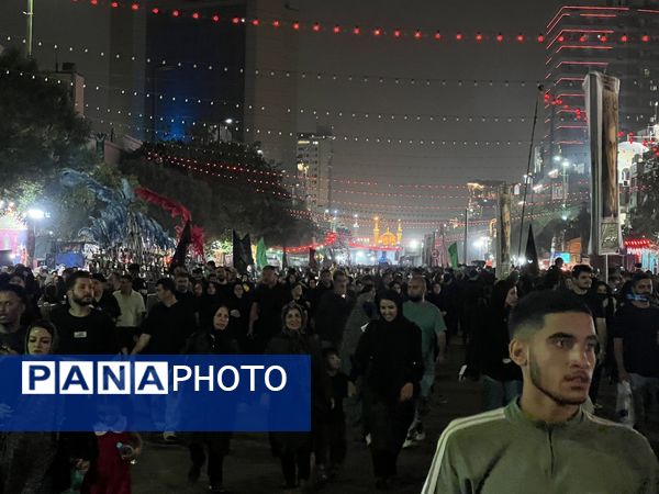 مراسم شب شهادت امام رئوف در مشهد مقدس 