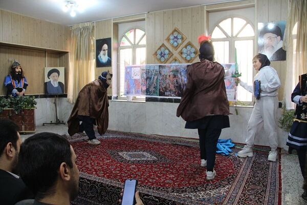 مراسم ماها در هنرستان آیت الله صدر ناحیه یک شهرری