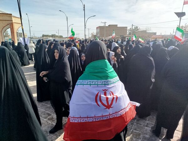 حضور پرشور مردم در راهپیمایی ۲۲ بهمن شهرستان کندر