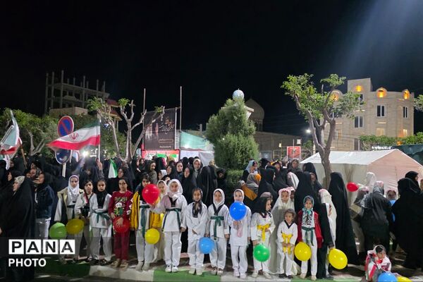 مراسم دختران جان فدا در جوادآباد، به مناسبت دهه کرامت