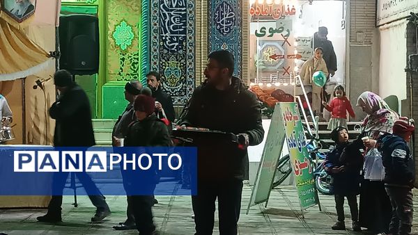 موکب پذیرایی مسجدالرضای نیشابور به‌مناسبت میلاد امام زمان (عج)
