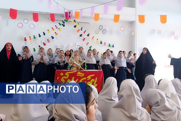 جشن نیمه شعبان در مدرسه شهید اسماعیلی عقدا پردیس 