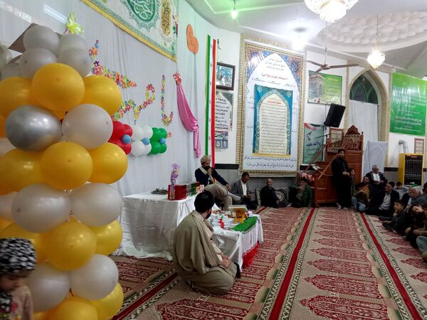 جشن نیمه شعبان در مسجد جامع شهر کندر