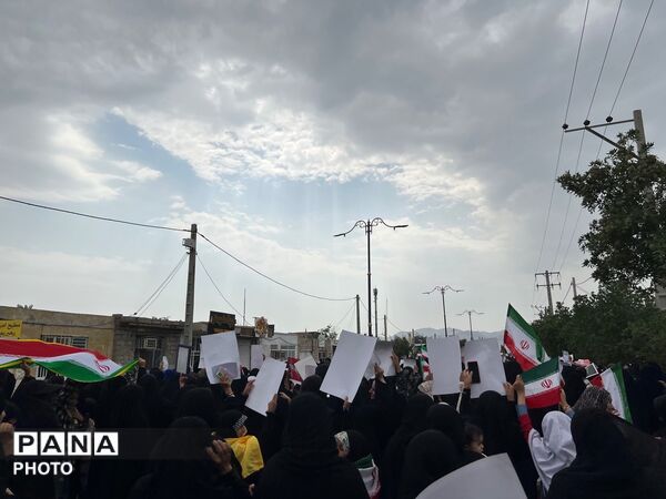 حضور حماسی قلعه گنج در روز قدس