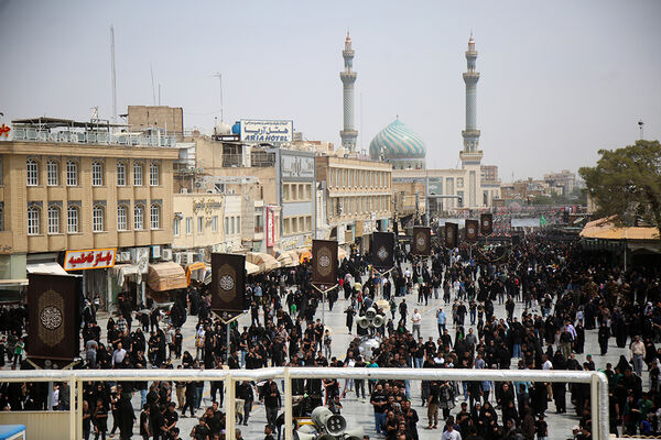 عزاداری اربعین سیدالشهدا(ع) در حرم حضرت معصومه(س)
