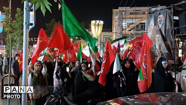 نود شب استقامت و پایداری مردم رجایی شهر کرج