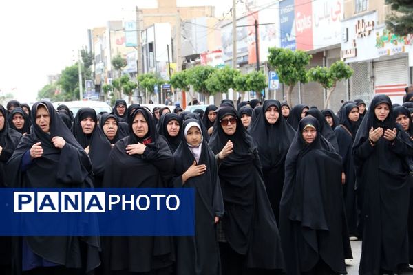 عزاداری شهادت امام جعفر صادق (ع) در آبیک 