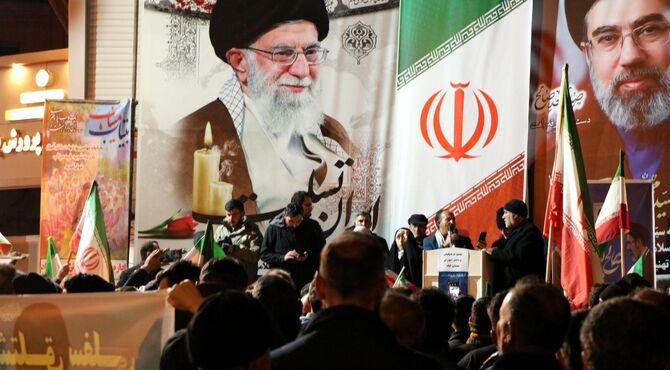 مراسم سوگواری رهبر شهید انقلاب در بستان آباد