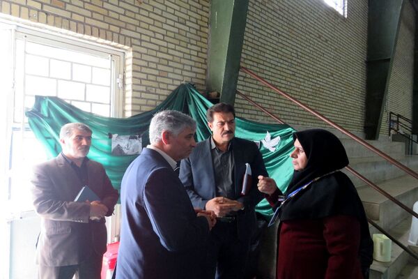 بازدید از حوزه‌های برگزاری امتحانات نهایی در شهرستان فاروج 