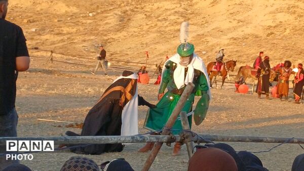 همایش خیمه‌سوزان و مراسم عصر عاشورا در شهرستان تفرش