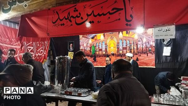 خیمه العباس ، موکبی برای پذیرایی عاشقان وطن در بلوار فضل 