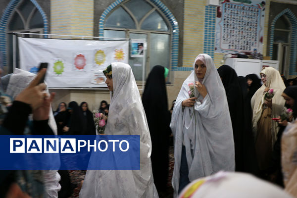 جشن ازدواج مسجدی 132 زوج‌ جوان در قم- 1
