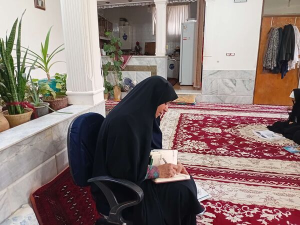 کلاس‌های اوقات فراغت دانش آموزان در روستای نقاب