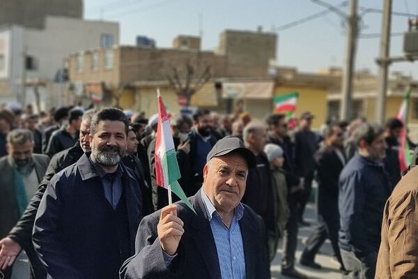 راهپیمایی ۲۲بهمن در کهریزک و باقرشهر