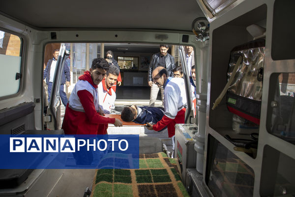 برگزاری مانور سراسری زلزله و ایمنی در مدارس شهرستان محلات 