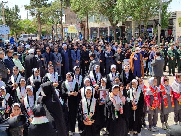 اجتماع پرشور مردم شهید پرور شهرستان جاجرم در مراسم شهادت خادم الرضا و یاران شهیدش 