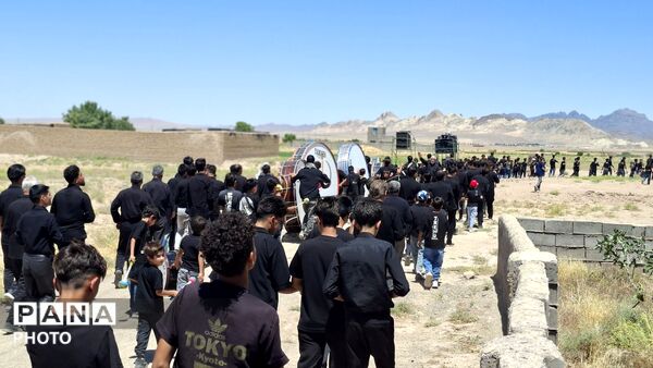 سنگان سیاه پوش محرم؛ وقتی کوچه‌ها به رنگ ماتم درمی‌آیند