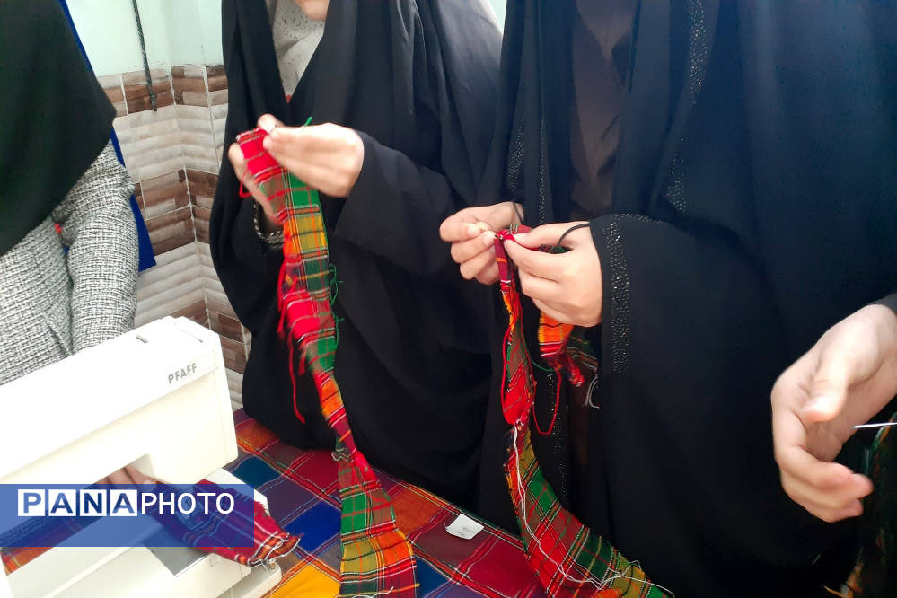 کلاس چادر شب بافی