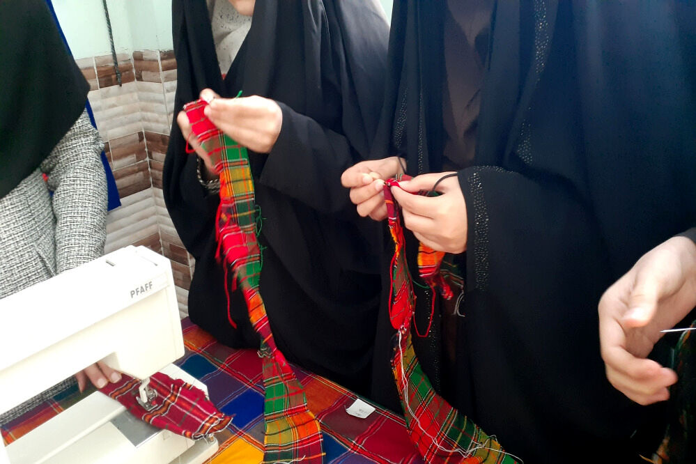 کلاس چادر شب بافی