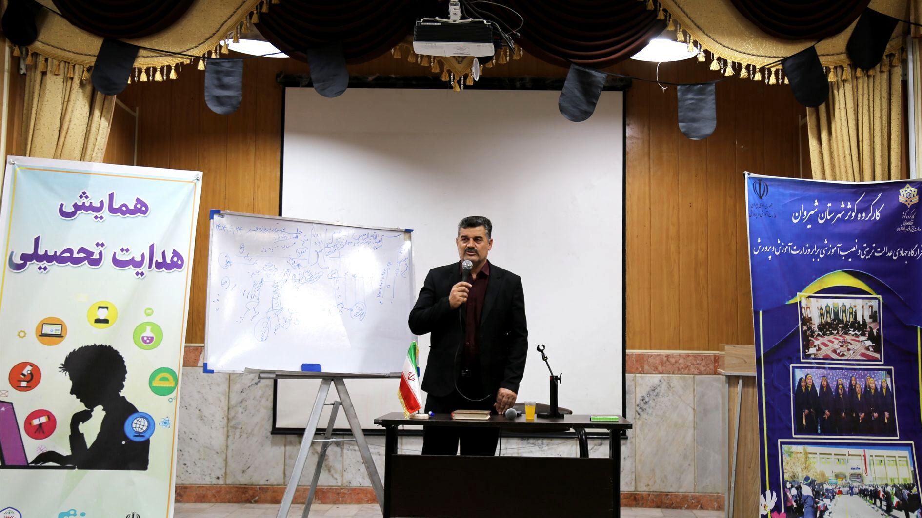 همایش هدایت تحصیلی پایه نهم پسران در شهرستان شیروان