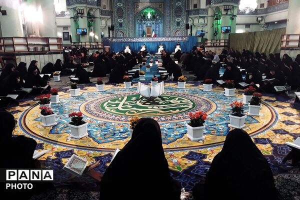 مراسم عزاداری شهادت رهبر معظم انقلاب در حرم مطهر حضرت عبدالعظیم حسنی (ع)