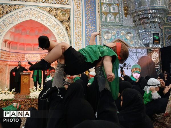 در حریم کوچکترین سرباز کربلا