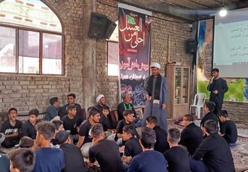 برگزاری سوگواره «احلی من العسل» با حضور نوجوانان فاروجی