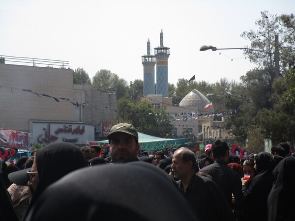 برگزاری مراسم جاماندگان اربعین حسینی در امامزاده حسن (ع) کرج 