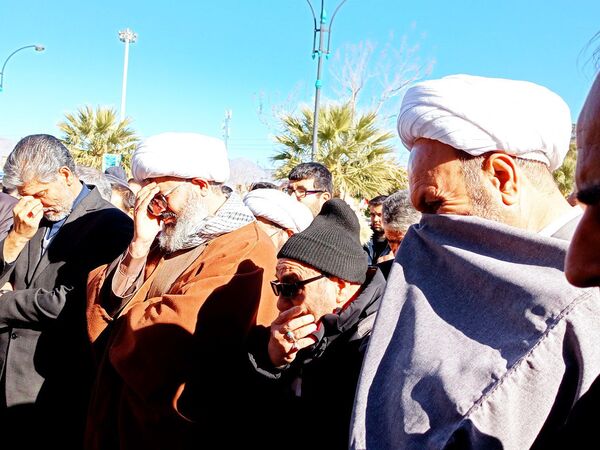 مراسم تشیع جانباز شهید مهدی نصری