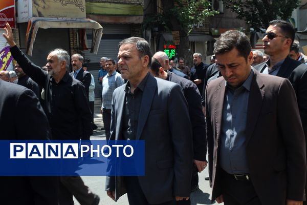 حرکت دسته عزاداری رحلت امام خمینی 