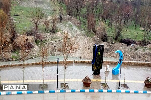  بارش باران در شهر بار 