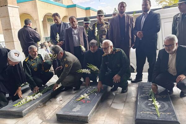 تجدید میثاق با شهدا در سالگرد سردار پورهاشمی