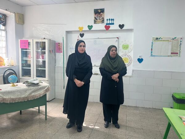 بازدید سرگروه‌های آموزشی از مدارس خاتم 