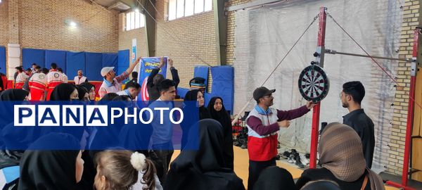 برگزاری مسابقه دارت در سازمان هلال احمر شیروان