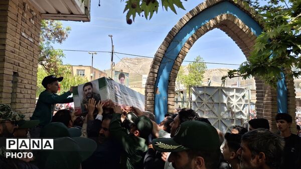 مراسم تشییع پیکر پاک سرهنگ پاسدار شهید حمید محمدی