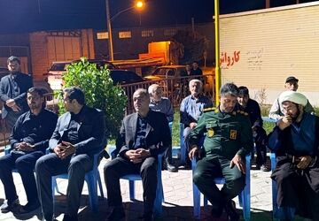 حضور مسئولین شهرستان بروجن در شب‌های سوگواری محرم در سفیددشت