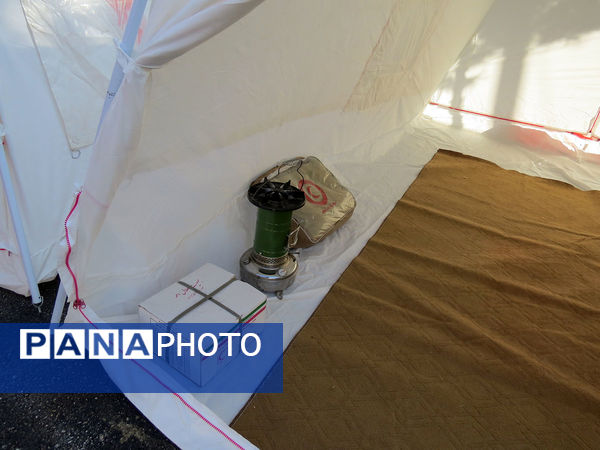 برگزاری مانور زلزله در هنرستان محمودیه شهرستان بجنورد 