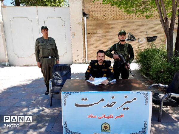 راه‌اندازی میز خدمت نیروی انتظامی شهرستان ساوجبلاغ