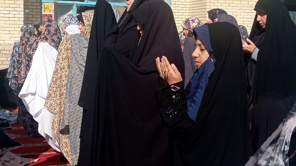 اقامه نماز  باران در نیشابور