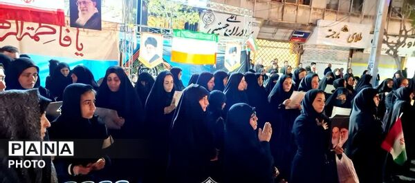 اجتماع باشکوه مردم شهرستان فردیس در چهارمین روز شهادت امام قائد 
