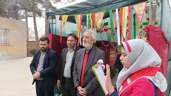 افتتاحیه آموزشگاه ۱۲ کلاسه‌ یاسمن خاکباز ۲ شهرستان نیشابور