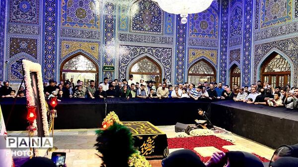 آرامشی زیر گنبد طلای امام رضا (ع)